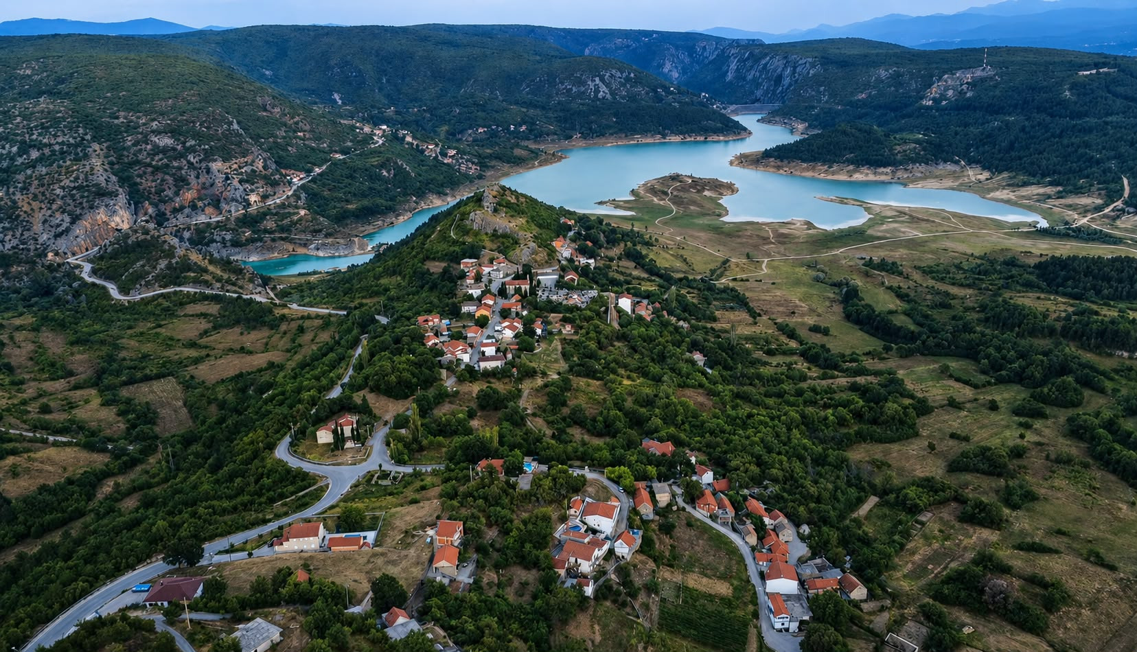 Pogled na Ričice iz zraka – Vice Tandara